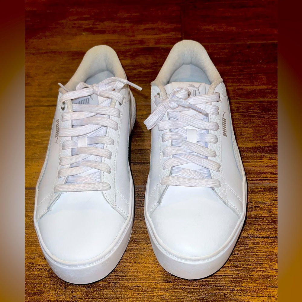 Puma woman carina white shoes